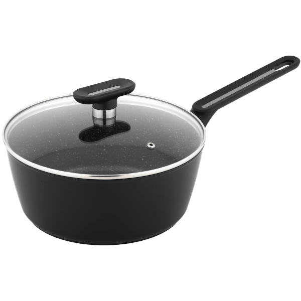 Techwood Casseruola 24 cm in Alluminio Forgiato Antiaderente – Per Induzione, TAF-24CA