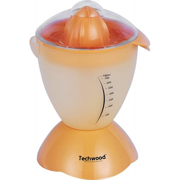 Spremiagrumi Elettrico 20W con Caraffa Graduata 750 ml e Coperchio Trasparente TECHWOOD