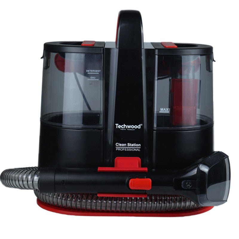 Techwood Lavatappeti Portatile Smacchiatore 400W – Doppio Serbatoio, Per Tappeti e Tappezzeria