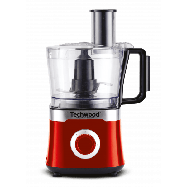 Techwood Robot da Cucina Multifunzione 800W – Ciotola 1,5L, 2 Velocità, Pulse, Tritatutto e Frullatore
