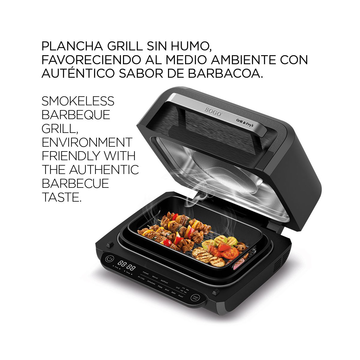 Grill con Friggitrice ad Aria Multifunzione - SAMULAND