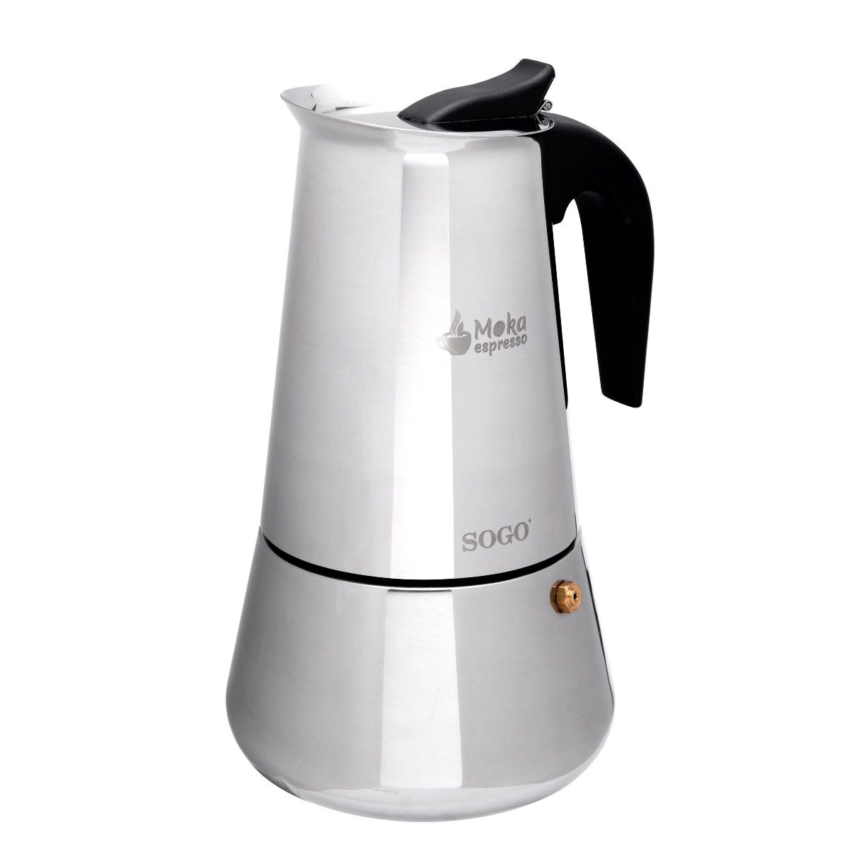 Caffettiera Moka in Acciaio Inox - SAMULAND