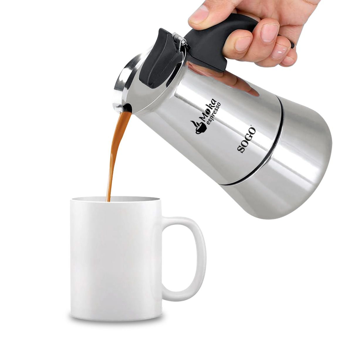 Caffettiera Moka in Acciaio Inox - SAMULAND