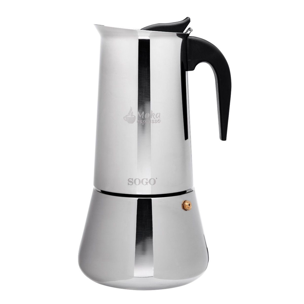 Caffettiera Moka in Acciaio Inox - SAMULAND