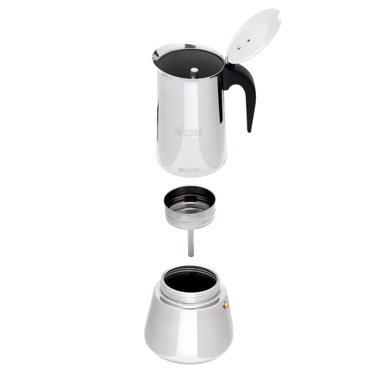 Caffettiera Moka in Acciaio Inox - SAMULAND