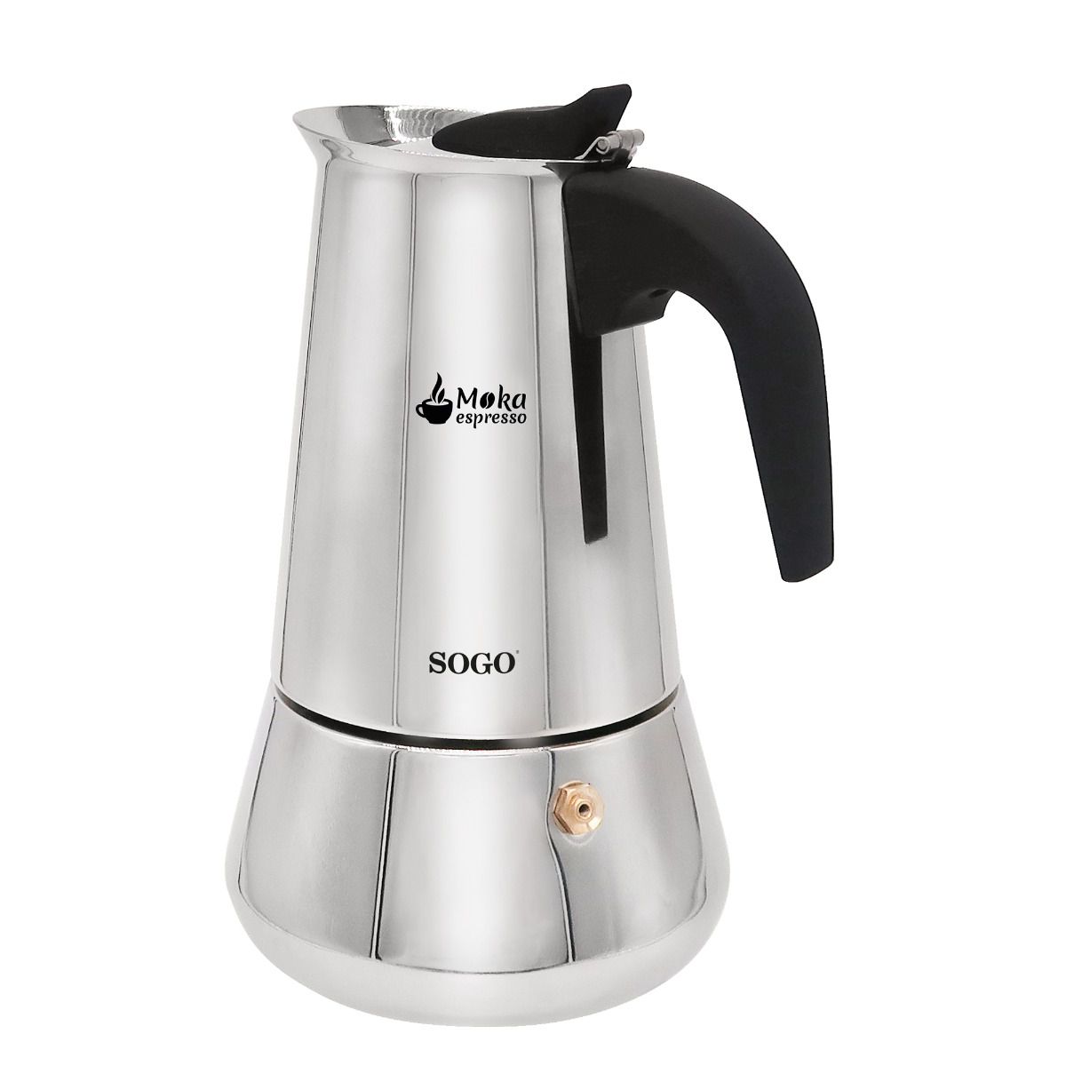 Caffettiera Moka in Acciaio Inox - SAMULAND