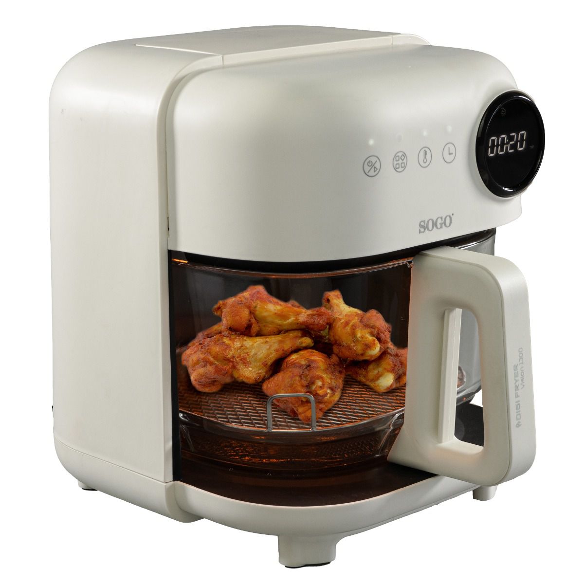 Friggitrice ad Aria da 4,5L DIGIFRYER VISION1300 - SAMULAND