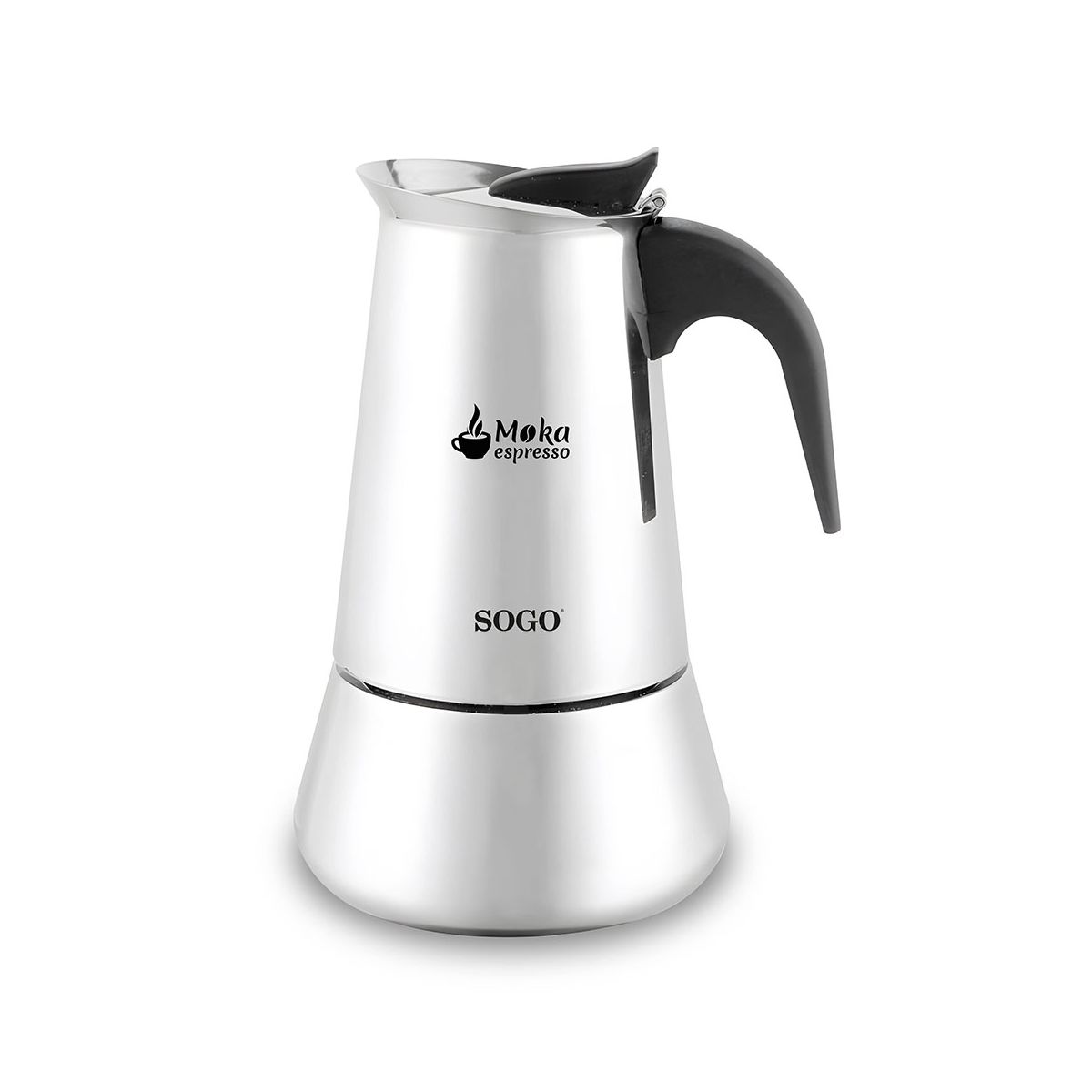 Caffettiera Moka in Acciaio Inox - SAMULAND
